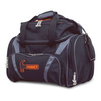 Hammer Premium Deluxe Double Tote Black/Grey ALT Image