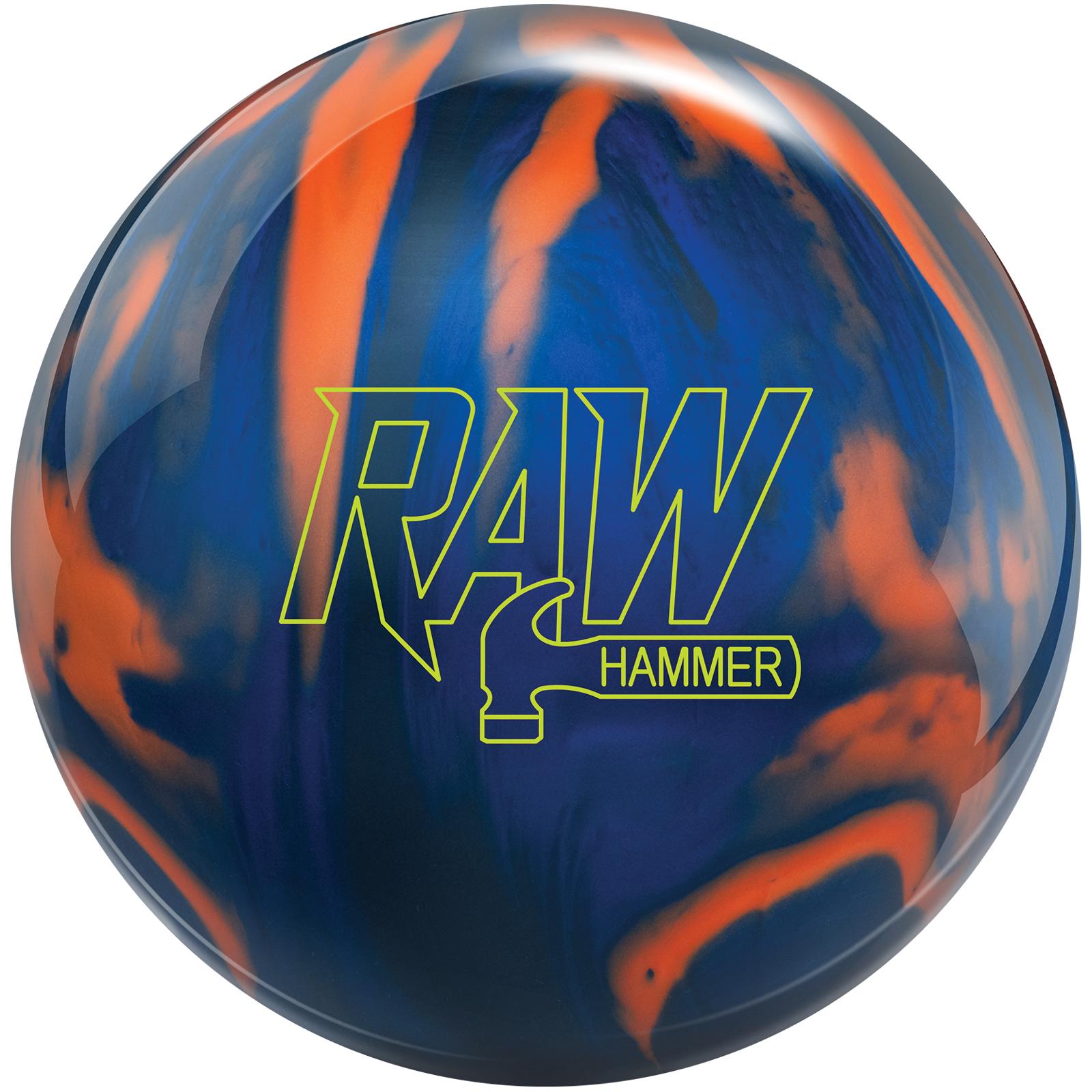 Hammer Raw Hybrid Blue/Black/Orange Bowling Balls + FREE SHIPPING