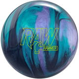 PopularEntry Level Bowling Balls: Hammer Raw Pearl Black/Purple/Teal