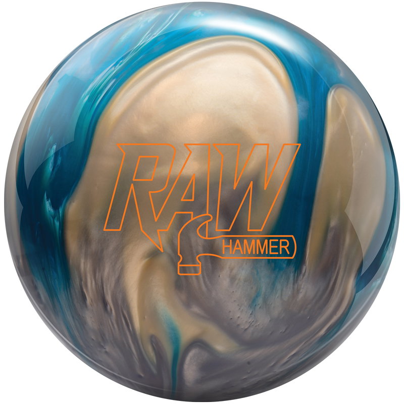 Hammer Raw Pearl Smoke/Blue/Gold Bowling Balls + FREE SHIPPING