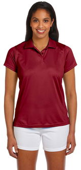 Latest Harriton Gear: Harriton Womens 4 oz Polytech Polo Maroon
