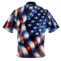 I AM Bowling Artisan Flag Bowling Jersey BACK Image