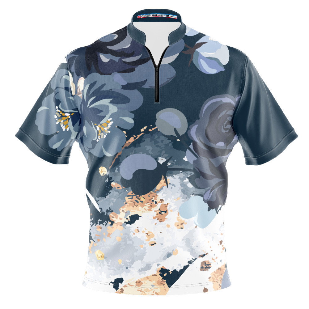 I AM Bowling Azure Blossom Bowling Jersey