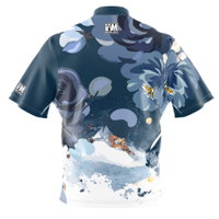 I AM Bowling Azure Blossom Bowling Jersey BACK Image