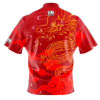 I AM Bowling Chinese Dragon Bowling Jersey BACK Image