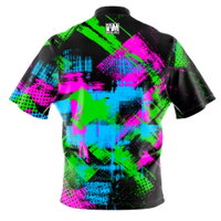 I AM Bowling Cyber Splat Bowling Jersey BACK Image