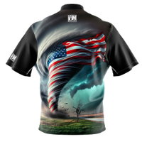I AM Bowling Flag Cyclone Bowling Jersey BACK Image