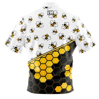 I AM Bowling Honey Bees Bowling Jersey BACK Image