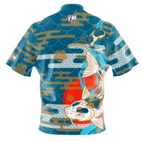 I AM Bowling Koi Oasis Bowling Jersey BACK Image