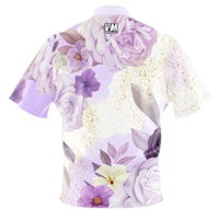 I AM Bowling Lavender Rose Bowling Jersey BACK Image