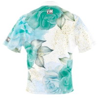 I AM Bowling Mint Rose Elegance Bowling Jersey BACK Image