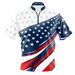 Review the I AM Bowling Patriotic Shred Bowling Jersey
