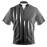 I AM Bowling Silver American Flag Bowling Jersey MAIN Image