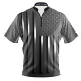 PopularBowling Apparel: I AM Bowling Silver American Flag Bowling Jersey