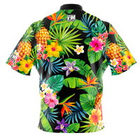 I AM Bowling Tropical Aloha Bowling Jersey BACK Image