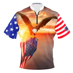 I AM Bowling USA 250 American Bald Eagle Bowling Jersey