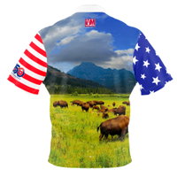 I AM Bowling USA 250 Yellowstone Bowling Jersey BACK Image