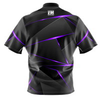 I AM Bowling Violet Fragments Bowling Jersey BACK Image
