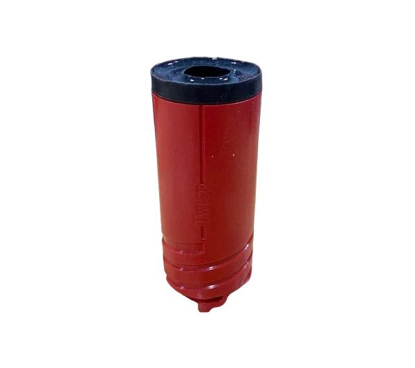 JoPo Twist Inner Sleeve with 1 1/4" Slug Red/Black