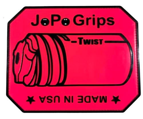 JoPo Twist Logo Rubber Shammy Hot Pink