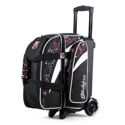 KR Strikeforce Cruiser Double Roller Black/Red/White Splash Bowling Bags