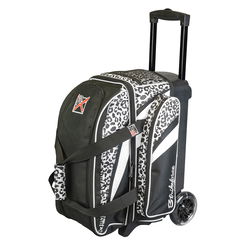 KR Strikeforce Cruiser Smooth Double Roller White Leopard Bowling Bags