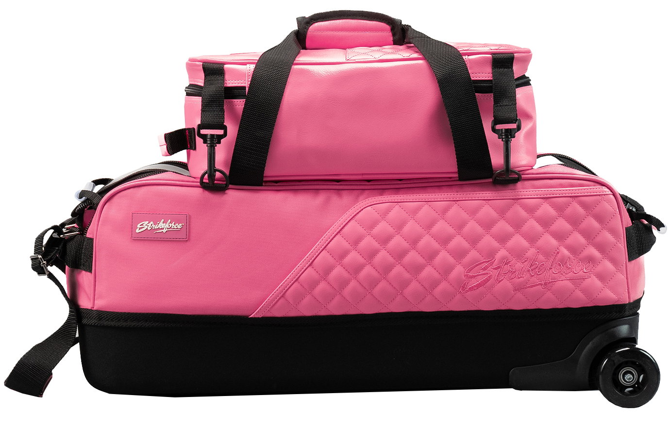 KR Strikeforce Diamond Slim Triple Tote w Shoe Bag Pink LE