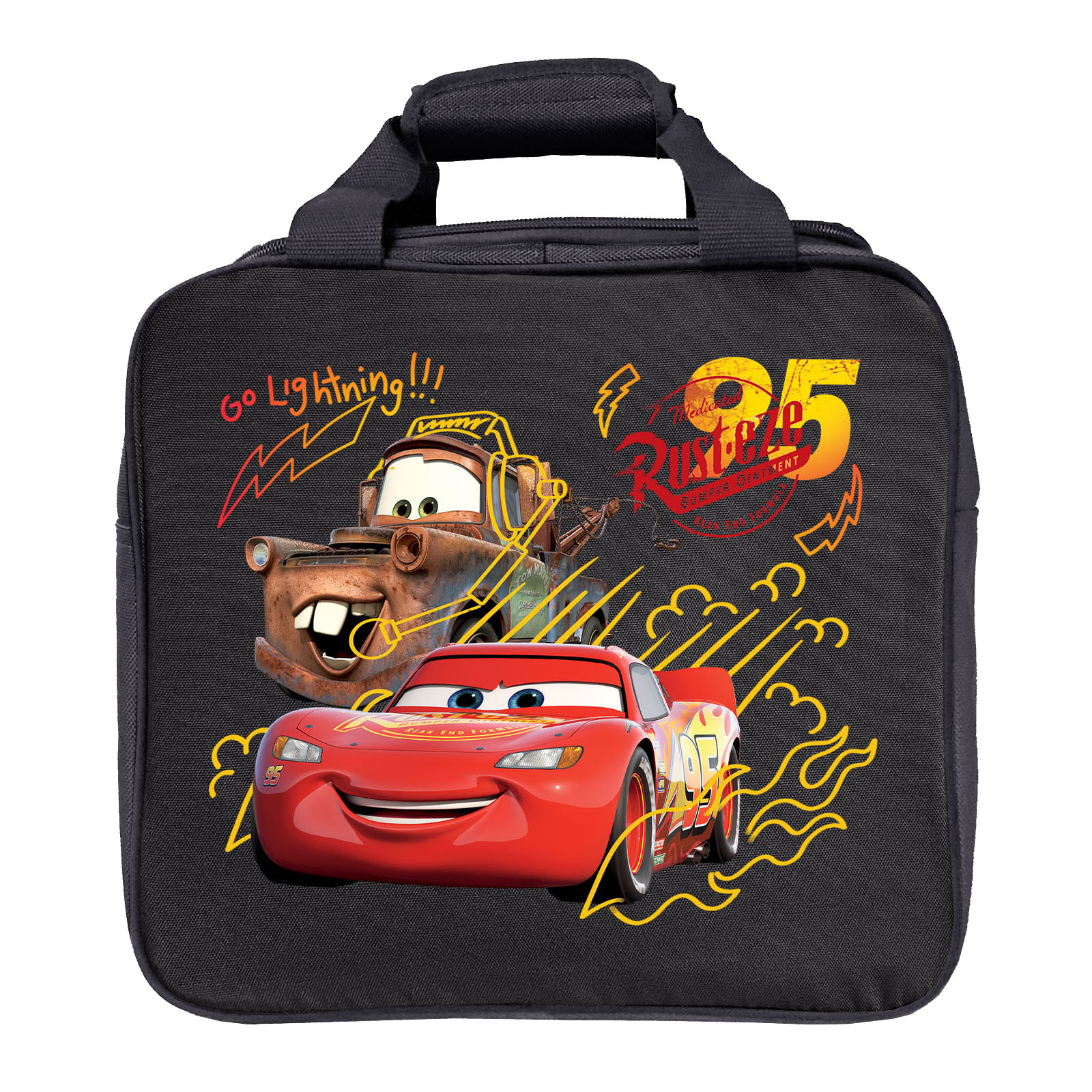 KR Strikeforce Disney Cars Go Lightning Single Tote Black