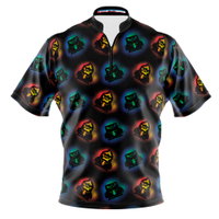 KR Strikeforce Disney Inside Out Anger Repeating Pattern Bowling Jersey MAIN Image