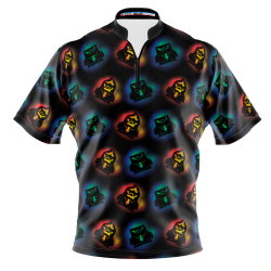 KR Strikeforce Disney Inside Out Anger Repeating Pattern Bowling Jersey