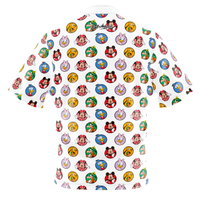 KR Strikeforce Disney Mickey Minnie and Friends Bowling Jersey BACK Image