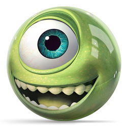 KR Strikeforce Disney Monsters Inc Mike Wazowski Bowling Balls