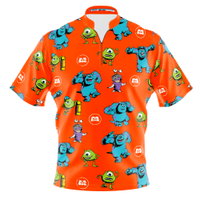 KR Strikeforce Disney Monsters Inc Orange Bowling Jersey MAIN Image