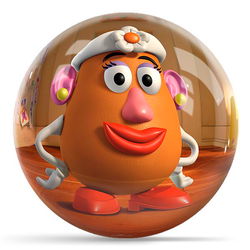 KR Strikeforce Disney Toy Story Mr. & Mrs. Potato Head Bowling Balls
