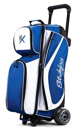 KR Strikeforce Drive Triple Roller Royal/White Bowling Bags