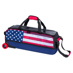 KR Strikeforce Fast Slim Triple American Flag Bowling Bags