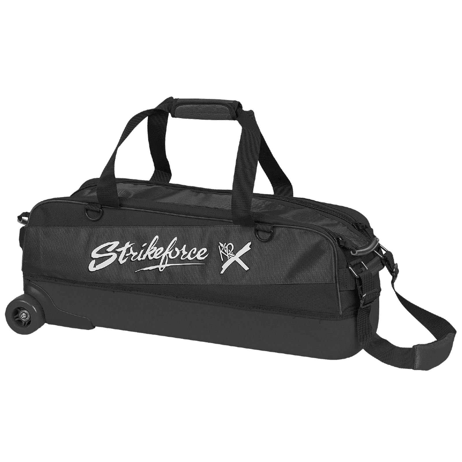 KR Strikeforce Fast Slim Triple Roller Tote Black