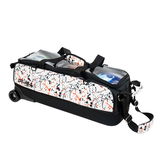 Newest/Latest Bag: KR Strikeforce Fast Slim Triple Roller Tote White/Black/Red Splash