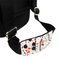 KR Strikeforce Fast Slim Triple Roller Tote White/Black/Red Splash ALT Image