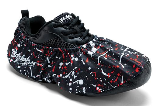 KR Strikeforce Flexx Shoe Cover Black/Red/White Splash