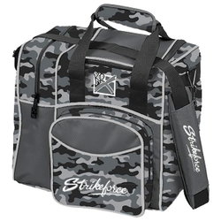 KR Strikeforce Flexx Single Tote Camo/Smoke Bowling Bags