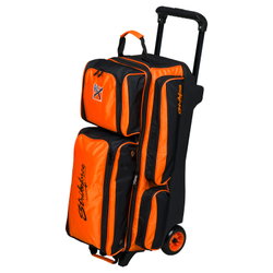 KR Strikeforce Konvoy Triple Roller Black/Orange Bowling Bags