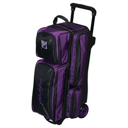 KR Strikeforce Konvoy Triple Roller Black/Purple Bowling Bags