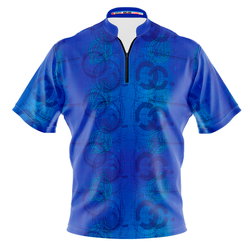 KR Strikeforce Marvel Avengers Blue Logo Bowling Jersey