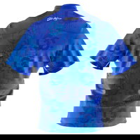 KR Strikeforce Marvel Avengers Blue Logo Bowling Jersey BACK Image