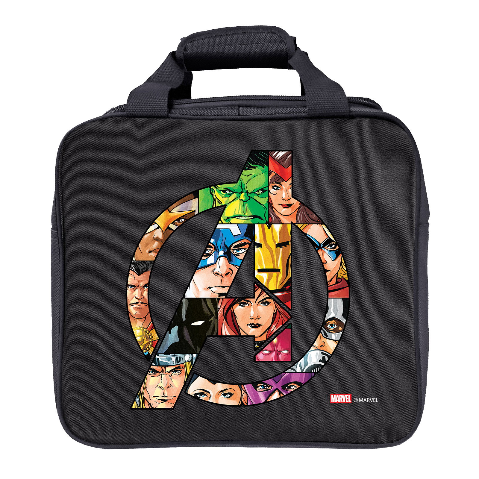 KR Strikeforce Marvel Avengers Logo Single Tote Black