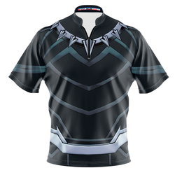 KR Strikeforce Marvel Black Panther Costume Bowling Jersey