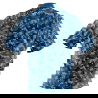 KR Strikeforce Marvel Captain America Camo Bowling Jersey BACK Image