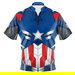Review the KR Strikeforce Marvel Captain America Sam Wilson Costume Bowling Jersey