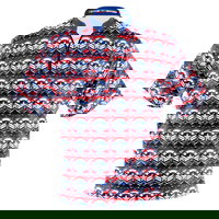 KR Strikeforce Marvel Captain America Sam Wilson Shield Bowling Jersey MAIN Image